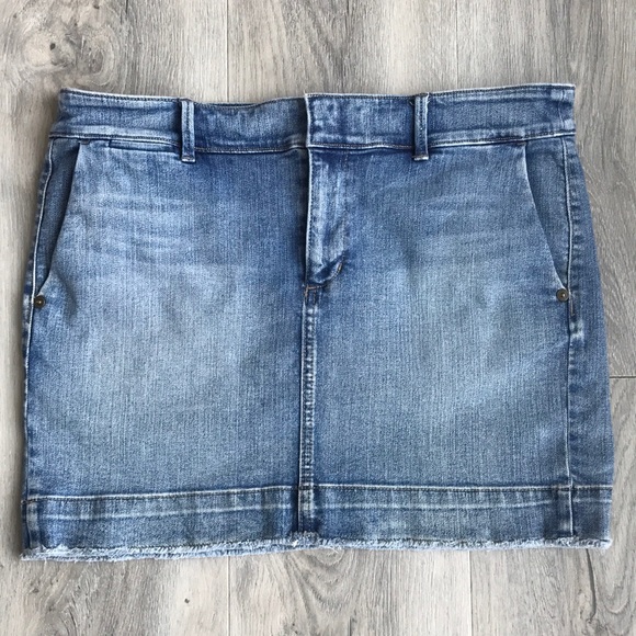 Loft Denim Mini Skirt